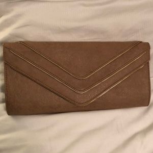 Light brown clutch